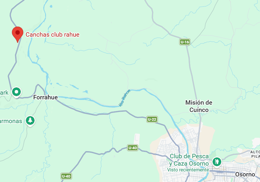 Mapa ubicación Polígono de Tiro